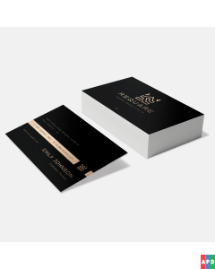 27pt Business Cards - Soft touch Lamination
