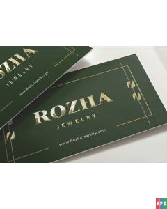 24pt - Business Cards Lamination + Gold / Silver Foil 