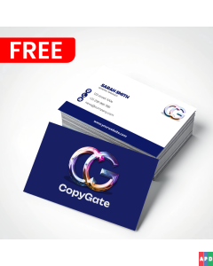 Luxury Business Cards Matte - Soft Touch Lamination + Foil / Raised Spot UV