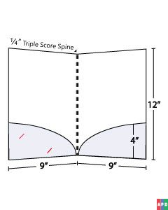 High Capacity Curved Pocket Folder