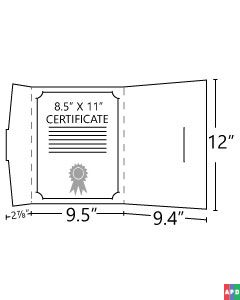 Tuck Tab Certificate Folders