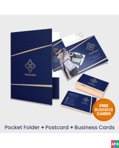 Pocket Folder + Business Cards + Postcard (Summer Bundle)