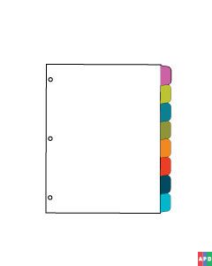 Custom Printed Index Tabs