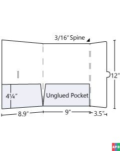 9x12 Right Tuck Tab Pocket Folder