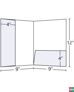9x12 Left Lateral + Horizontal Pocket Folder