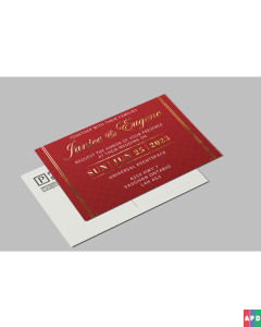 Postcards Matte Lamination + Gold / Silver Foil