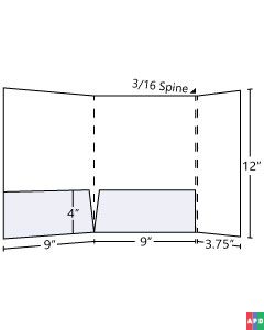 9x12 Pocket Folder - Inside Right Lateral Flap