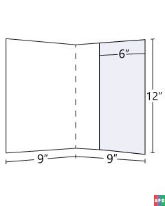 Lateral 6 inch Inside Right Pocket Folder
