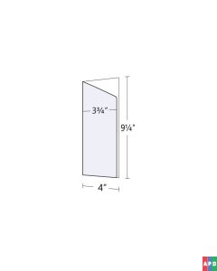 4x9.25 Receipt Holder Left