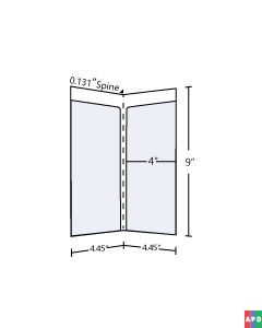 4.45x9 Small Folder with 4inch Pocket