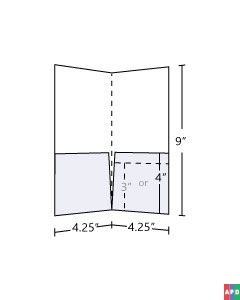 4.25x9 Small Pocket Folder