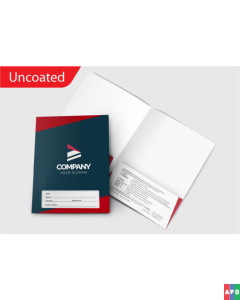  9x12 Uncoated Cover Pocket Folders
