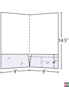 Legal Size Folder With Soft Touch Laminated