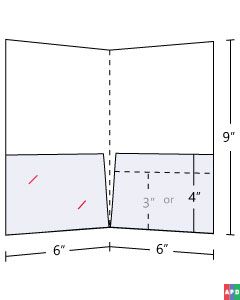 6x9 Pocket Folders 14pt