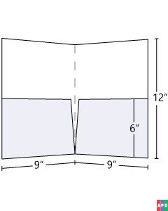 9x12 Pocket Folder with 6 inch pockets
