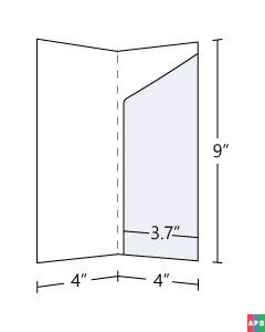 4x9 vertical Pocket Folders