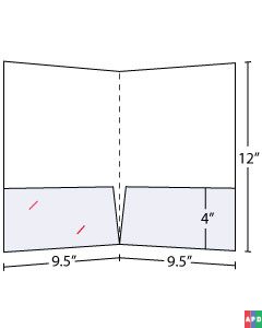 9.5x12 Pocket Folder