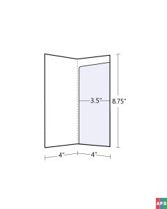 4x8.75 Small Folder With 3.5 inch Pocket