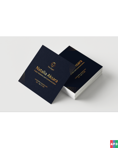 Square Business Cards + Foil