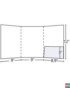 Tri -Panel Folder (Inside Right Pocket) 9x12