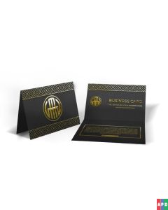 Foldover Business Cards - Soft Touch Lamination + Raised Spot UV