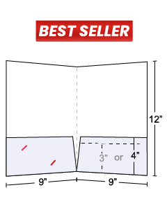 9x12 Standard Pocket Folder / Full Color Process