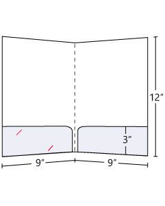 Curved Pocket Folders 3inch Pockets