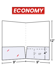 9x12 Economy Pocket Folder 