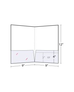 Pocket Folder Standard 18pt Gloss Cover