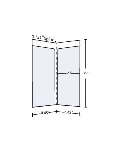 4.45x9 Small Folder with 4inch Pocket
