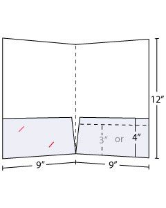 Pocket Folder Standard 12pt Gloss Cover C2S