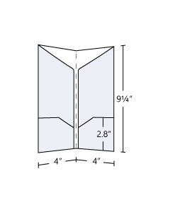 4x9.25 with 4 pockets