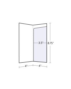 4x8.75 Small Folder With 3.5 inch Pocket
