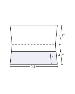 9.5x4.7 Small Pocket Folder
