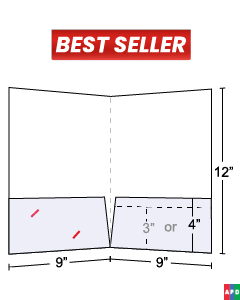 9x12 Standard Pocket Folder / Full Color Process