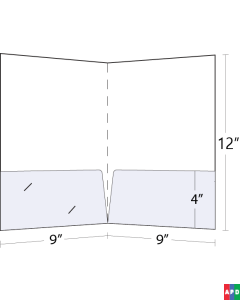 Pocket Folder 4 inch Pockets Round corners