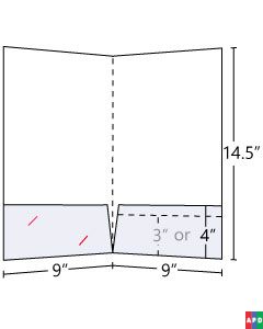 Legal Size Folder With Soft Touch Laminated