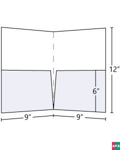 9x12 Pocket Folder with 6 inch pockets