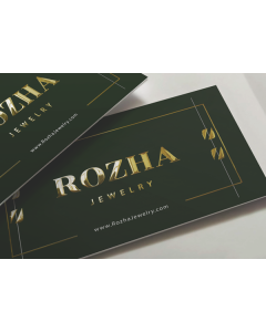 27pt - Business Cards Lamination + Gold / Silver Foil 
