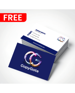 Luxury Business Cards Matte - Soft Touch Lamination + Foil / Raised Spot UV