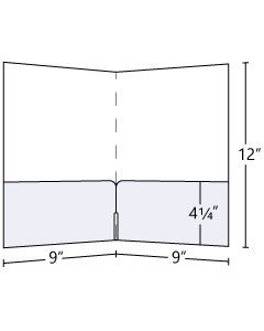 9x12 Continuous Horizontal Pocket Folder