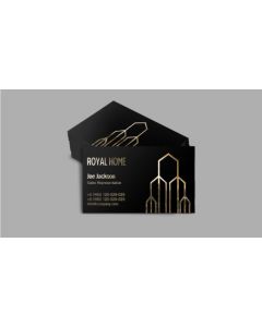 Luxury Business Cards - Gloss Lamination + Foil / Raised Spot UV