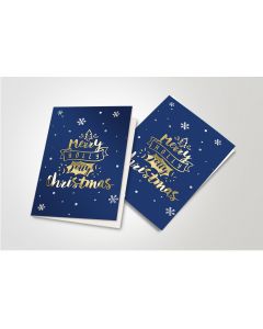 Greeting Cards - 16pt Raised Metallic Foil