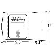 Tuck Tab Certificate Folders