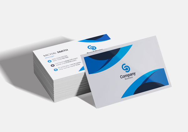 Folded Business Card