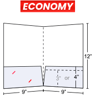 9x12 Economy Pocket Folder