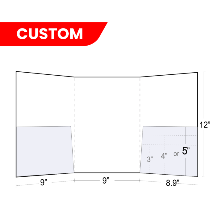 9x12 Booklet Pocket Folders