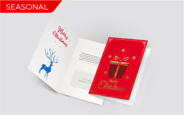  Greeting Cards - Raised Metallic Foil 
