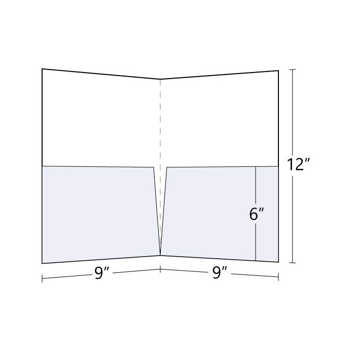 9.5x14.5 Inside Right Lateral Pocket Folder